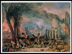 Angriff der 3. Dragonerwache auf dem Queen Square, Bristol, Montag, 31. Oktober 1831 von T. L. and Muller William J. Rowbotham