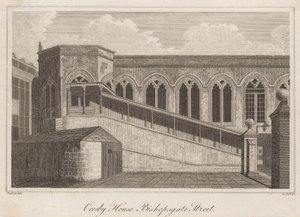 Crosby Hall, Bishopsgate Street, London von T. Prattent