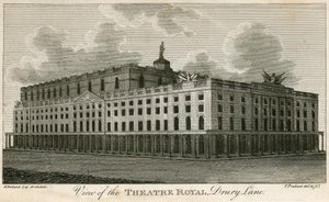 Ansicht des Theatre Royal, Drury Lane, London