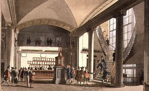 Die Halle des Auktionsmarktes