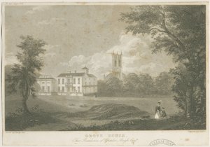 Shelton - Grove House: Radierung, nd [ca. 1843] von T Taylor