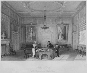 Horse Guards. Der Empfang des Oberbefehlshabers, ca. 1841 von T Turnbull