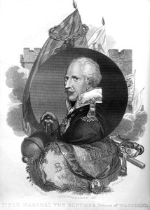 Feldmarschall von Blücher, Prinz von Wagstadt, 1816 von T. Wallis