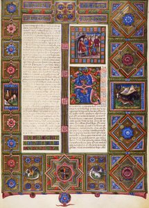 Incipit aus dem zweiten Buch Samuel, aus Band I der Bibel von Borso d