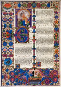 Das Buch Exodus, aus dem ersten Band der Bibel von Borso d
