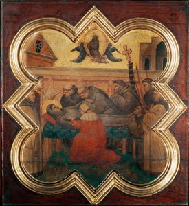 Leben des hl. Franziskus: der Tod des Heiligen - Fresko