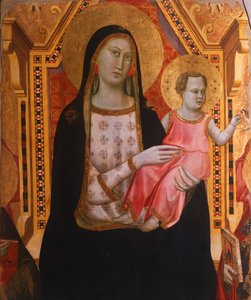 Madonna mit Kind, von Taddeo Gaddi (aktiv von 1322 bis 1366) von Taddeo Gaddi