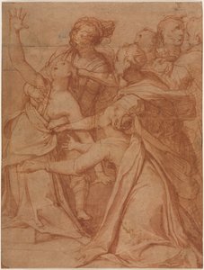 Ein Wunder des Heiligen Philipp Benizzi: Die Heilung einer besessenen Frau, ca. 1557