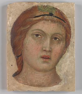 Kopf eines Engels in Frontalansicht, ca. 1397 von Taddeo di Bartolo