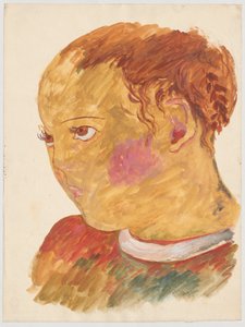 Mädchenkopf von Tadeusz Makowski