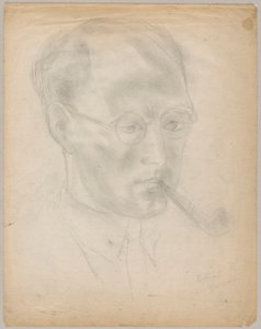 Porträt von Marceli Gromeire von Tadeusz Makowski