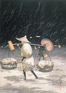 Nachtschnee, ca. 1930er Jahre von Takahashi Hiroaki