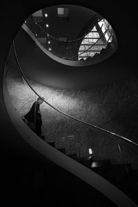 Dramatische Wendeltreppe