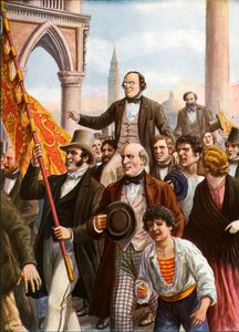 Daniele Manin und Niccolo Tommaseo aus dem Gefängnis befreit, 18. März 1848 von Tancredi Scarpelli