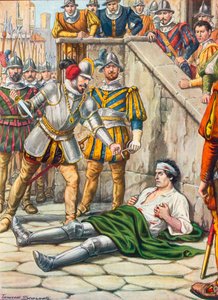 Tod von Francesco Ferruci nach der Schlacht von Gavinana, 3. August 1530