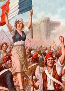Französische Revolution - Die Erstürmung der Bastille von Tancredi Scarpelli