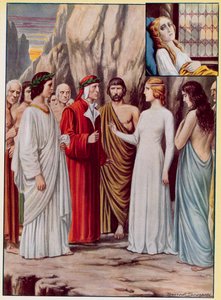 Illustration für Dantes Göttliche Komödie von Tancredi Scarpelli