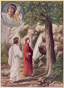 Illustration zur Göttlichen Komödie von Dante von Tancredi Scarpelli