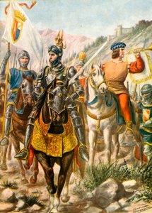 Lombardische Soldaten des 14. und 15. Jahrhunderts von Tancredi Scarpelli