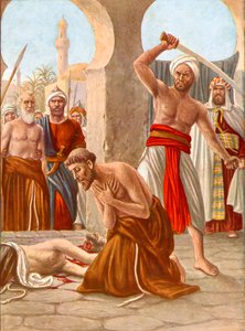 Martyrium des Bruders Jacopo de Padova in Indien von Tancredi Scarpelli