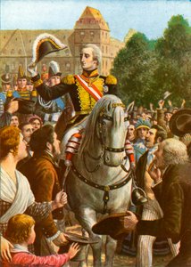 Die Rückkehr von Vittorio Emmanuel I. nach Turin