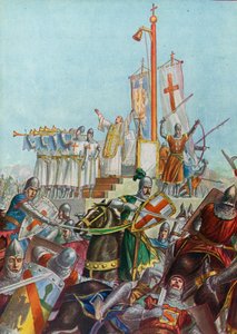 Kriegsaltar, verwendet 1037-38 zur Verteidigung von Mailand gegen Konrad II. von Tancredi Scarpelli