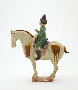 Mann zu Pferd, Tang-Dynastie, ca. 700-750