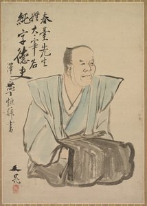 Imaginäres Porträt von Shundai Dazai von Tani Buncho