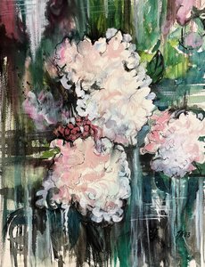 Träumerisches Blumenabstrakt von Tanya Lundmark
