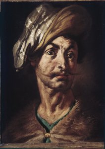 Männerkopf mit Turban