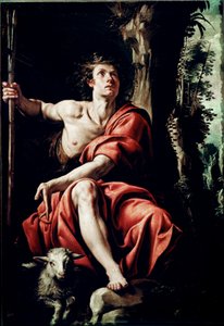 Heiliger Johannes in der Wüste von Tanzio da Varallo