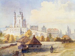 Heilige Dormition Pochayiv Lavra von Taras Grigoryevich Shevchenko