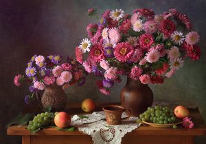 Herbstblumen und Früchte von Tatyana Skorokhod
