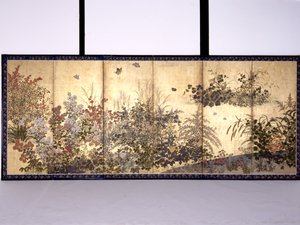 Blumen und Schmetterlinge von Tawaraya Sotatsu