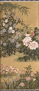 Blumen und Schmetterlinge von Tawaraya Sotatsu