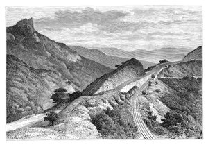 Der Bhor Ghat, nahe Khandala, Indien, 1895 von Taylor