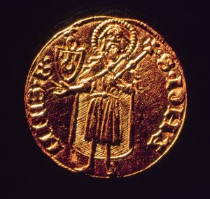 Goldener Florin, die florentinische Münze, die im Renaissancehandel so geschätzt wurde