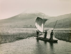 Blick auf den Berg Fuji von Tokaido, um 1900 - 1915 von Teijiro Takagi