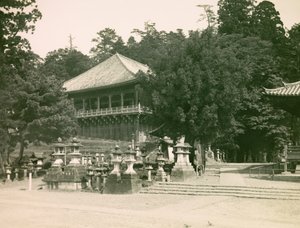 Ansicht des Nigatsu-Do buddhistischen Tempels in Nara, um 1900 - 1915 von Teijiro Takagi