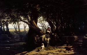 Ardenza oder Olivenhain in Antignano von Telemaco Signorini