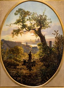 Landschaft von Florenz vom Hügel von St. Miniato