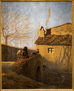 Piagentina. Die Brücke am Affrico-Bach