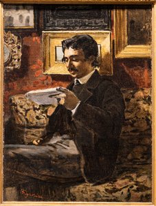 Lesender Mann