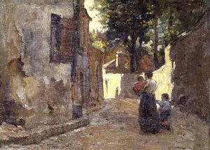 Eine Seitenstraße, Honfleur von Terrick Williams