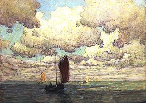 Wolken und Boote von Terrick Williams