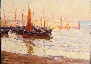 Abend im Hafen, St. Ives, Cornwall