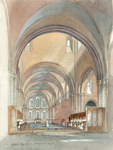 Chor und Presbyterium der Lilleshall Abbey, 13. Jahrhundert von Terry Ball