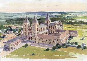 Gisborough Priory, Redcar und Cleveland, frühes 15. Jahrhundert, ca. 1995-2005 von Terry Ball