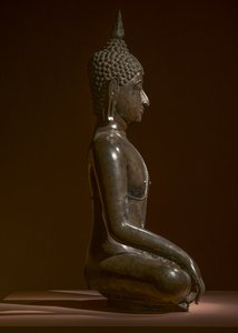 Maravijaya Buddha. Thailand. Zweite Hälfte des 15. Jahrhunderts. Schnitzerei
