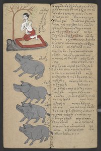 Tiere aus dem Tierkreis, aus Phrommachat von Thai School